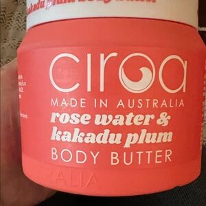 Ciroa Rose Water & Kakadu Plum Body Butter NEW UNOPENED